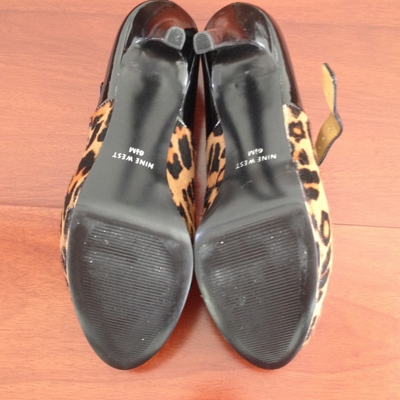NIINE WEST leopard heals size 6 1/2 - Picture 4 of 5